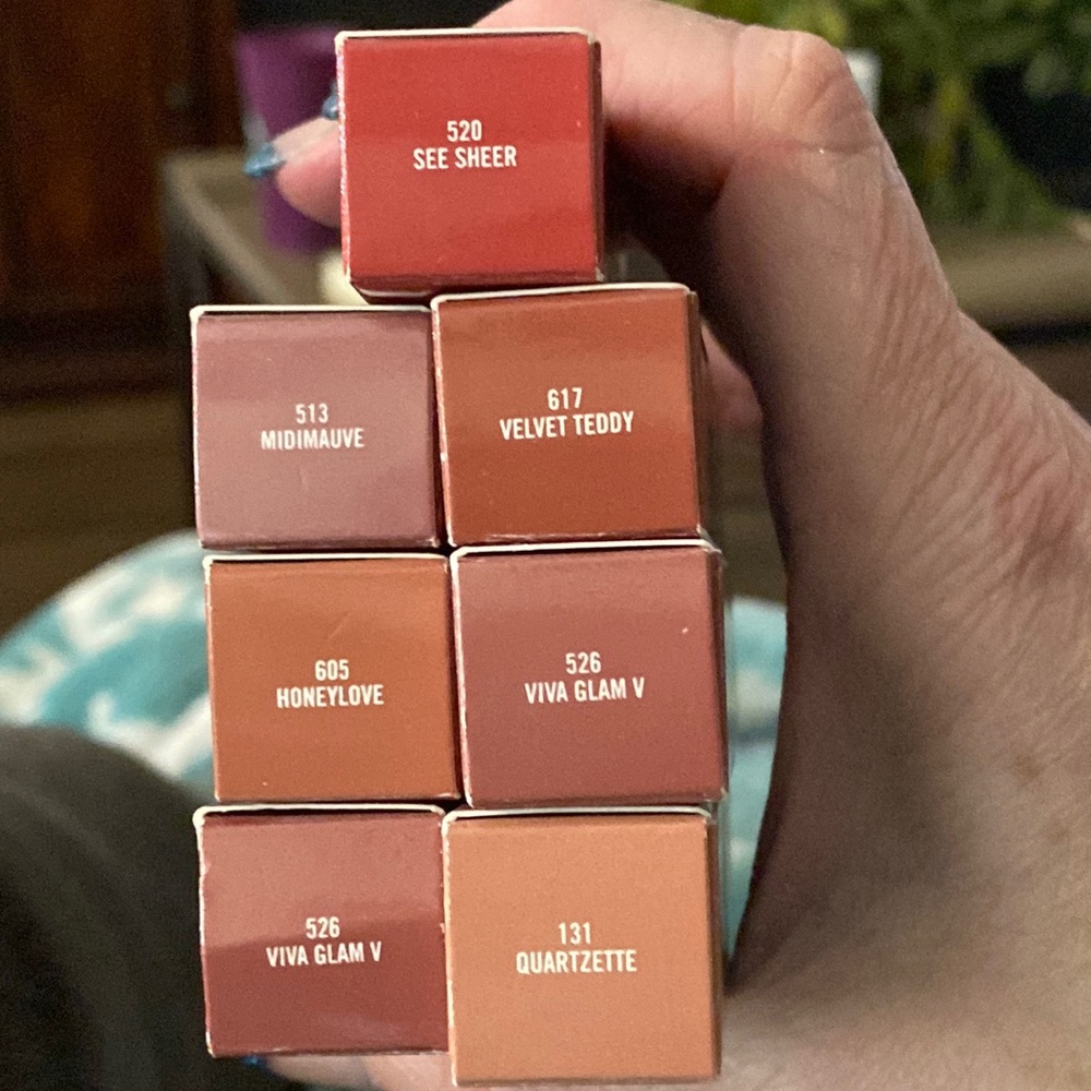 MAC LIPPIE LOT OF 7 - Brand New in box!